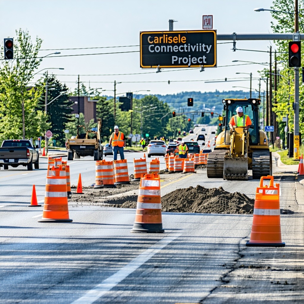 🚧 Major Road Improvements Coming to Carlisle and Middlesex Township in 2025
